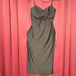 Elegant Brown Women's Dress
